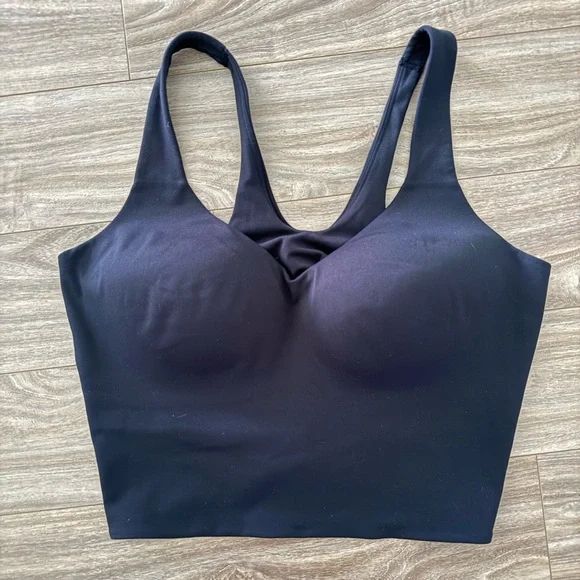 Nike Women's Long Line Black Sports Bra XXL - Picture 1 of 1
